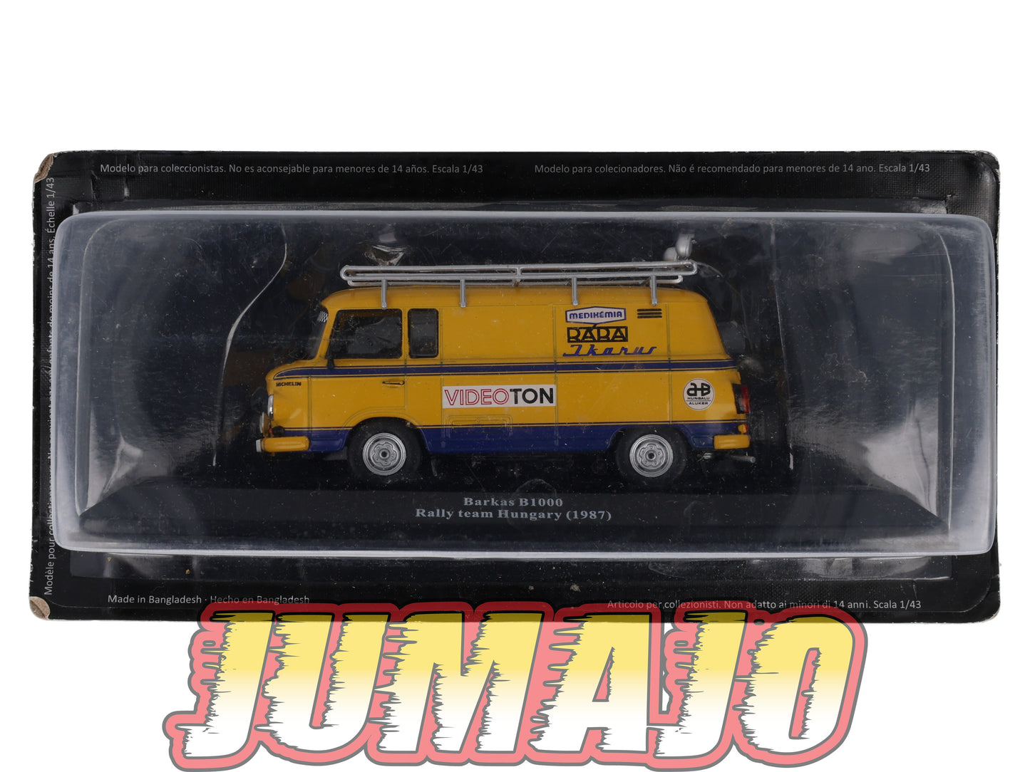VAR67 Voiture 1/43 ALTAYA Rallye d'assistance BARKAS B1000 Hungary 1987