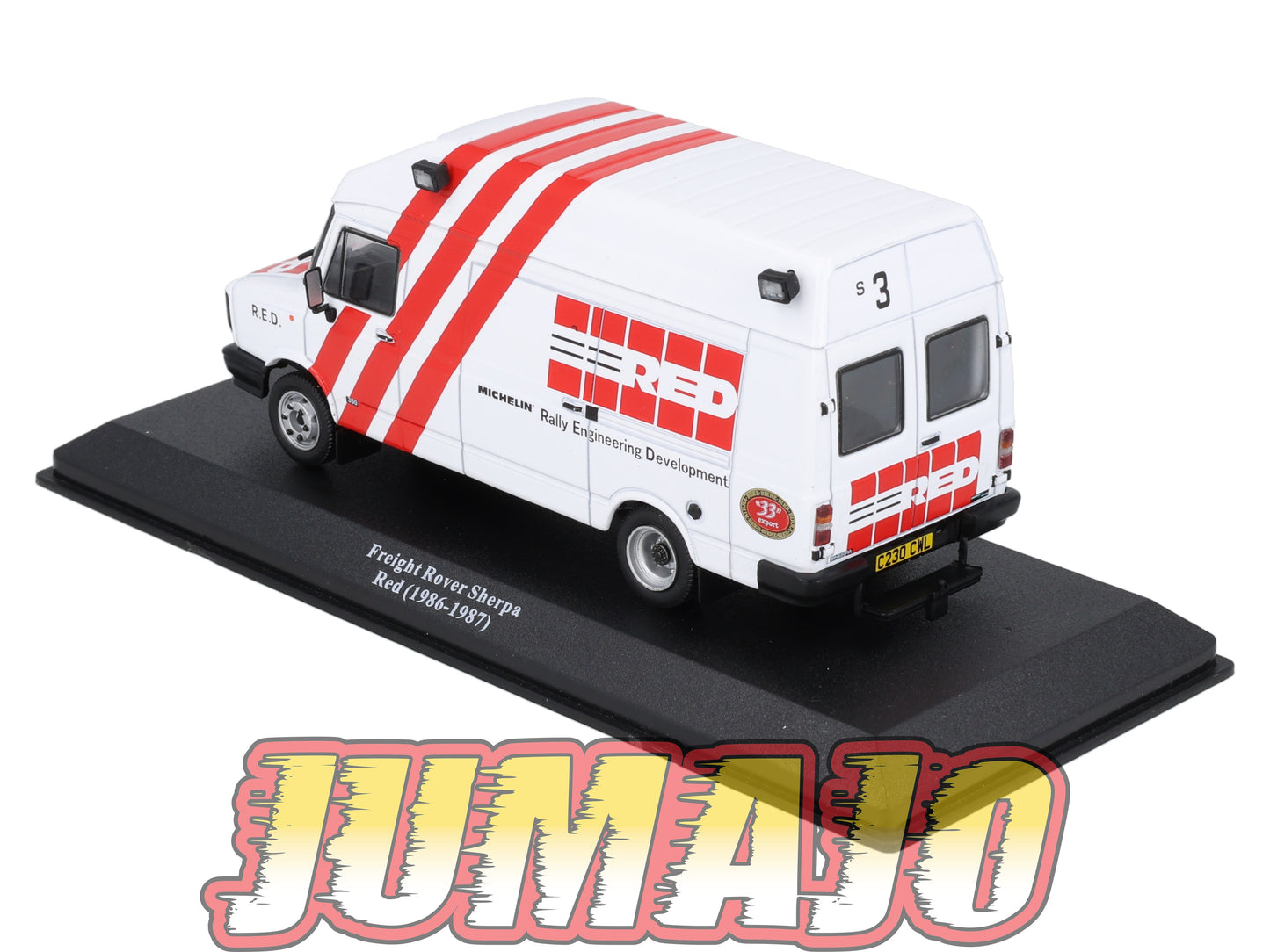 VAR71 Voiture 1/43 ALTAYA Rallye d'assistance FREIGHT ROVER Sherpa Red 1986