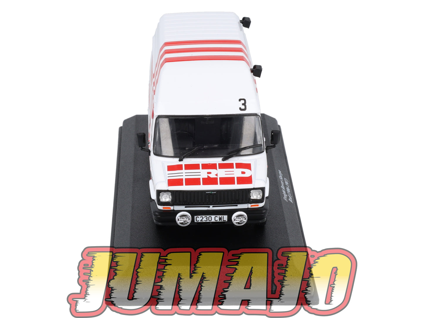VAR71 Voiture 1/43 ALTAYA Rallye d'assistance FREIGHT ROVER Sherpa Red 1986