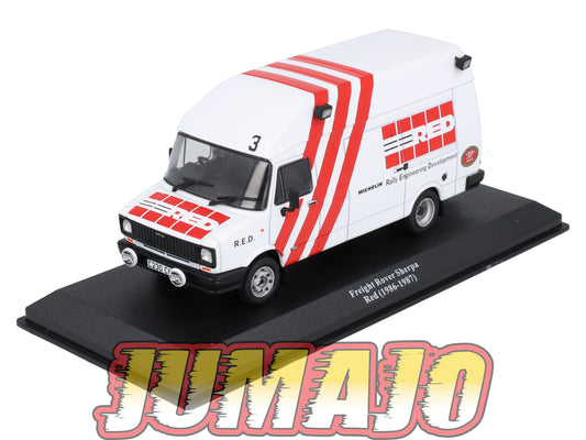 VAR71 Voiture 1/43 ALTAYA Rallye d'assistance FREIGHT ROVER Sherpa Red 1986