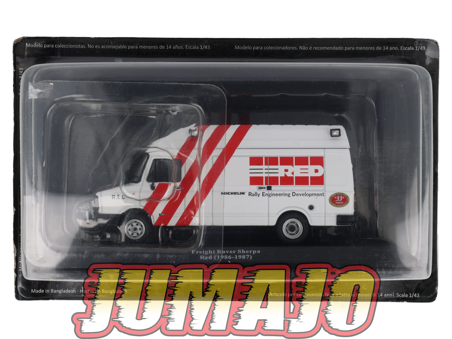 VAR71 Voiture 1/43 ALTAYA Rallye d'assistance FREIGHT ROVER Sherpa Red 1986