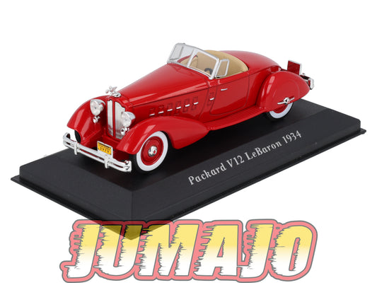 VC28 Voiture 1/43 IXO Altaya Classic : PACKARD V12 Lebaron 1934