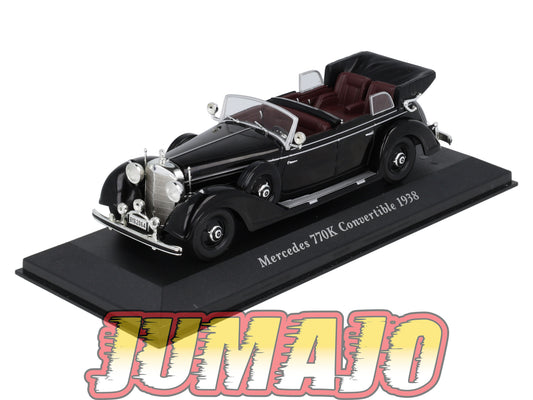 VC33 Voiture 1/43 IXO Altaya Classic : MERCEDES 770K Convertible 1938