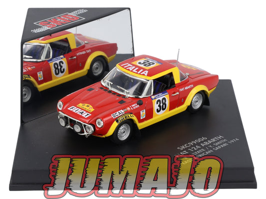VIT106 Voiture 1/43 VITESSE : FIAT 124 Abarth 1974 SKC99006 R.Ulyate
