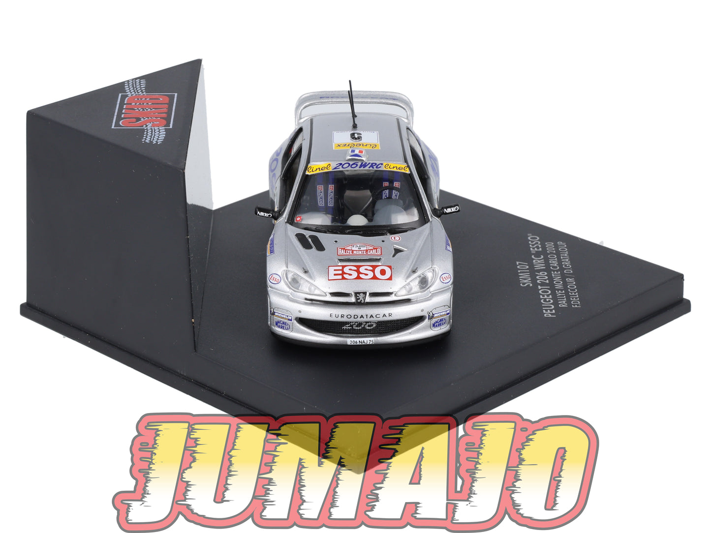 VIT107 Voiture 1/43 VITESSE : PEUGEOT 206 Esso Monte Carlo SKM107 2000 F.Delecour