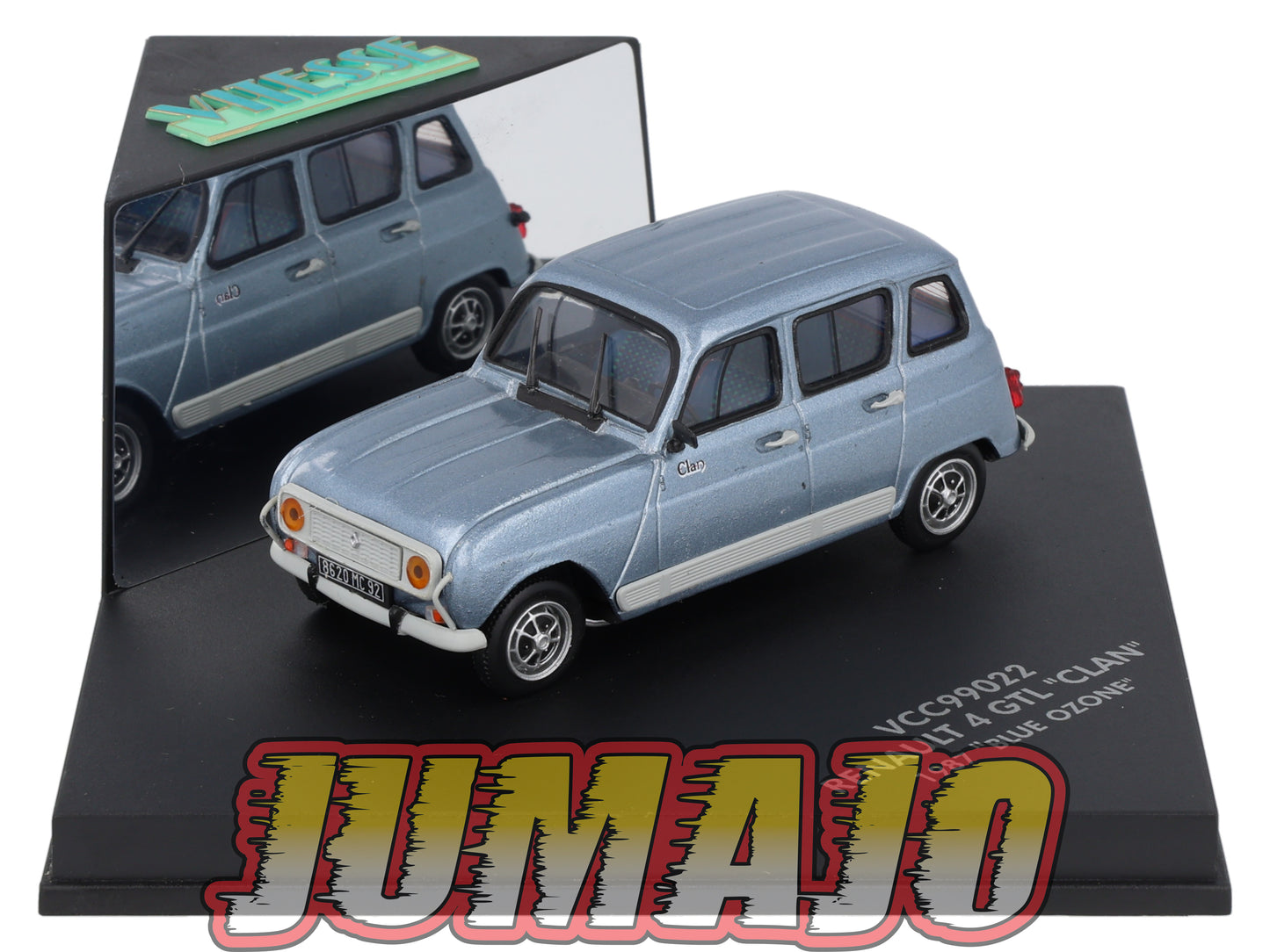 VIT122 Voiture 1/43 VITESSE : RENAULT 4 GTL Clan 1987 VCC99022