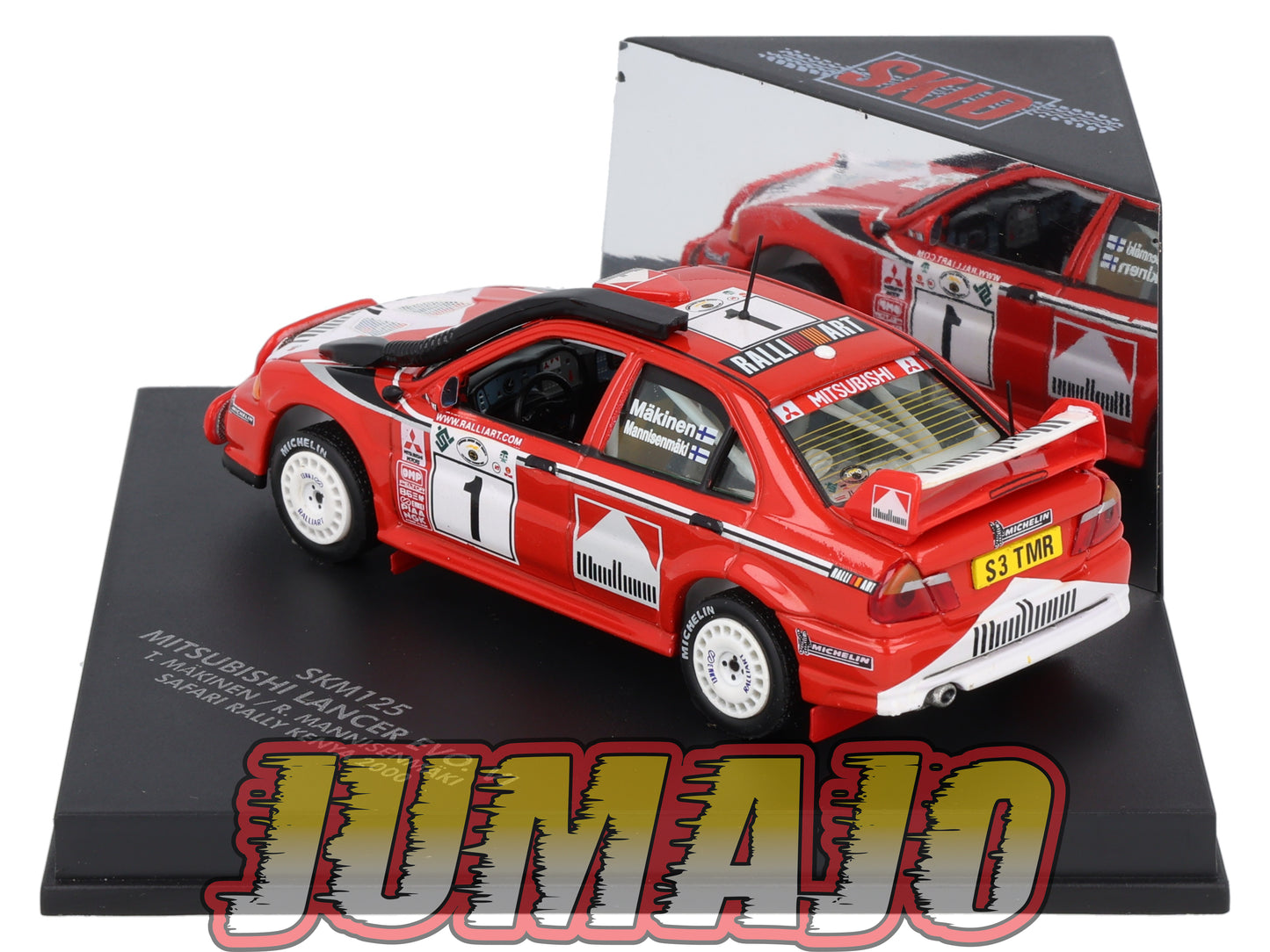 VIT125 Voiture 1/43 VITESSE : MITSUBISHI Lancer EVO VI SKM125 2000 T.Makinen