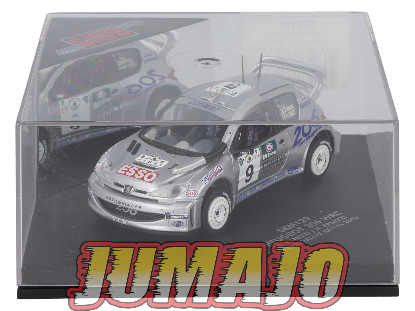 VIT129 Voiture 1/43 VITESSE : PEUGEOT 206 SKM129 Rallye 2000 G.Panizzi