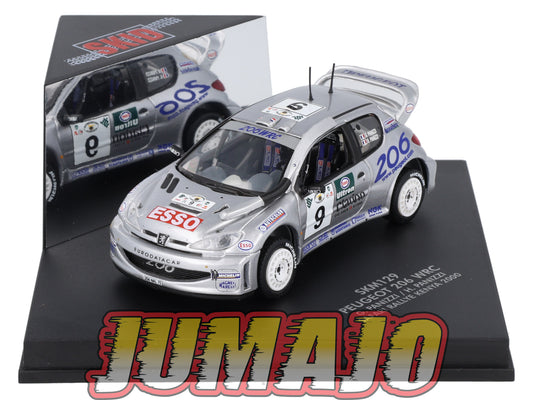 VIT129 Voiture 1/43 VITESSE : PEUGEOT 206 SKM129 Rallye 2000 G.Panizzi