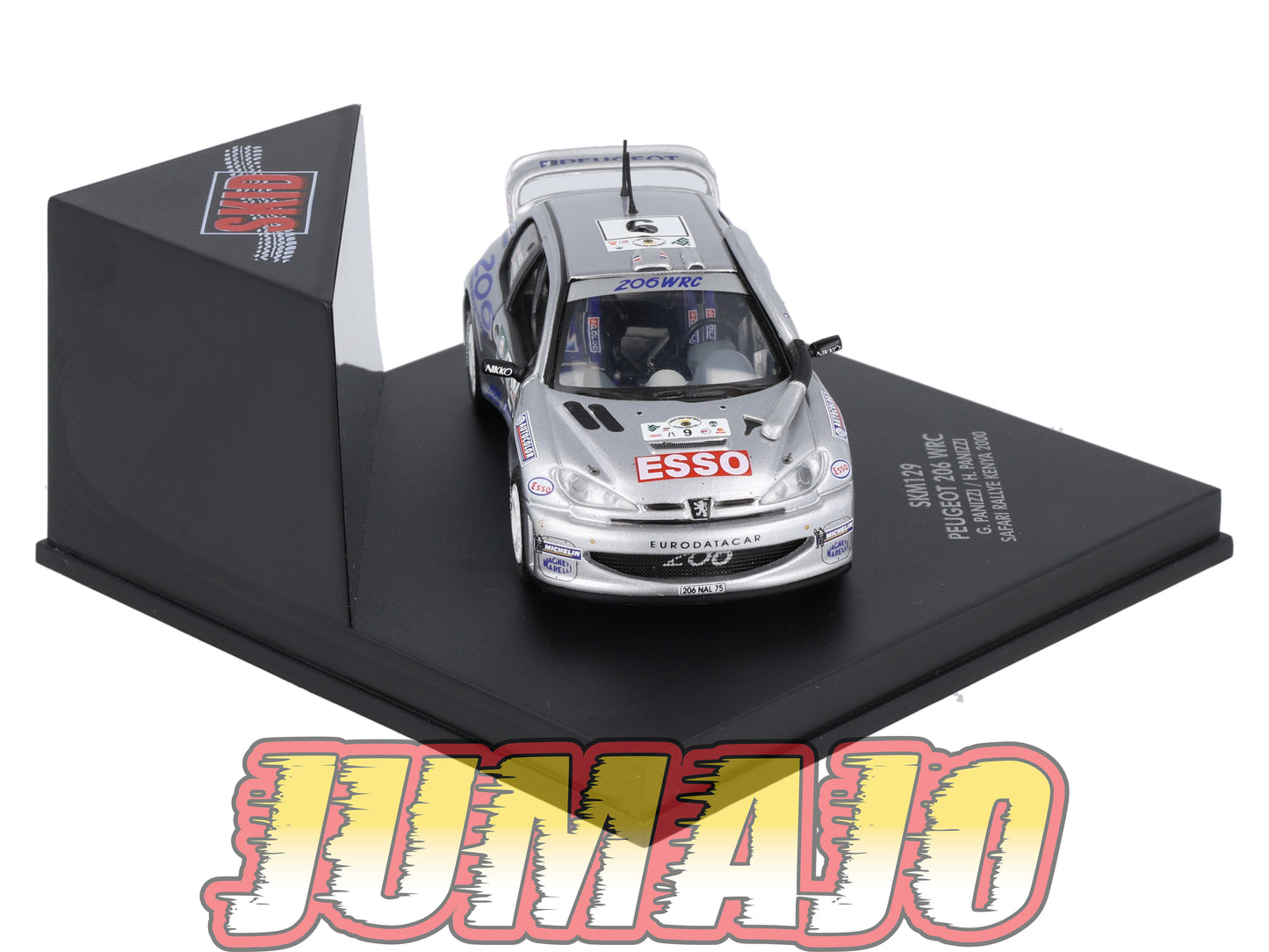 VIT129 Voiture 1/43 VITESSE : PEUGEOT 206 SKM129 Rallye 2000 G.Panizzi