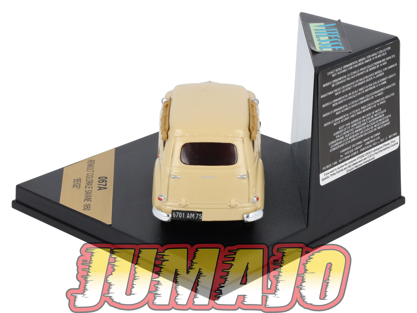 VIT167 Voiture 1/43 VITESSE : RENAULT Colorale Savane 1950 067A