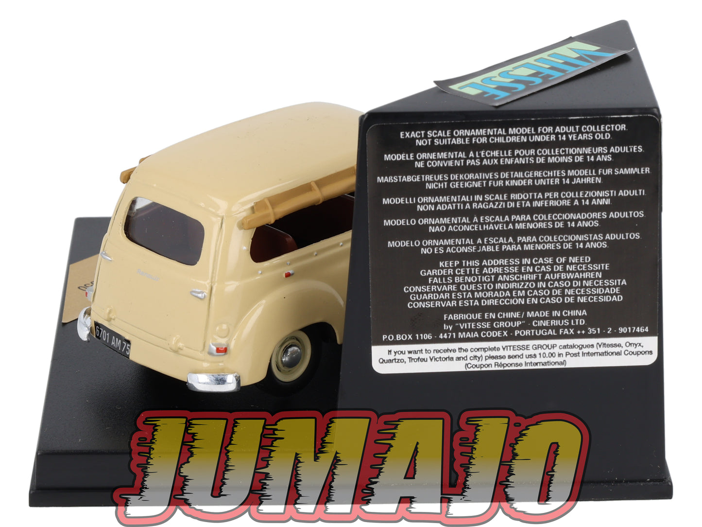 VIT167 Voiture 1/43 VITESSE : RENAULT Colorale Savane 1950 067A