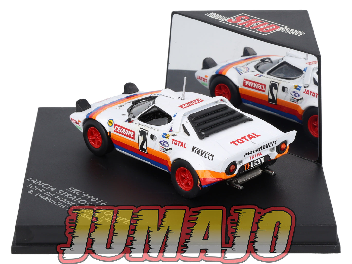 VIT16 Voiture 1/43 VITESSE : LANCIA Stratos L'équipe SKC99016 1981 B.Darniche