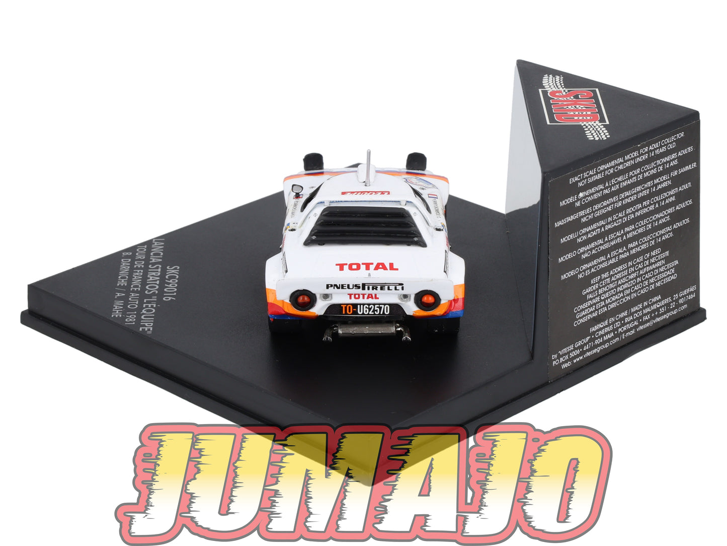 VIT16 Voiture 1/43 VITESSE : LANCIA Stratos L'équipe SKC99016 1981 B.Darniche