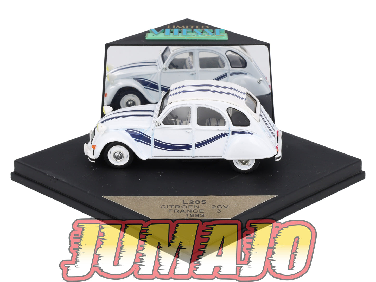 VIT205 Voiture 1/43 VITESSE : CITROEN 2CV France 3 1983 L205