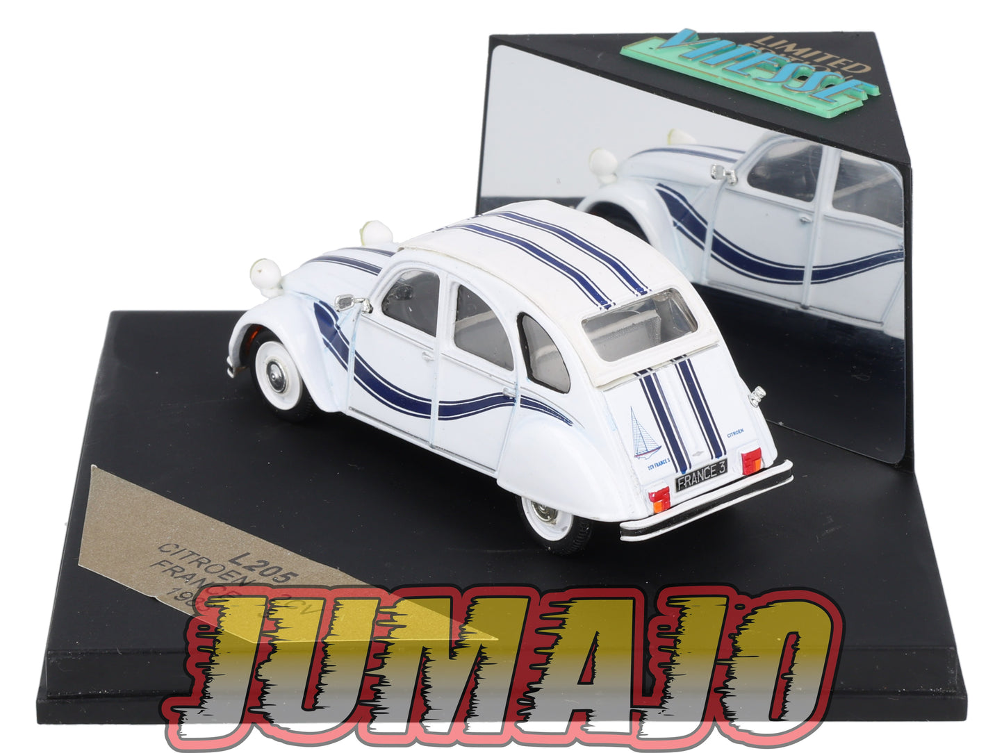 VIT205 Voiture 1/43 VITESSE : CITROEN 2CV France 3 1983 L205