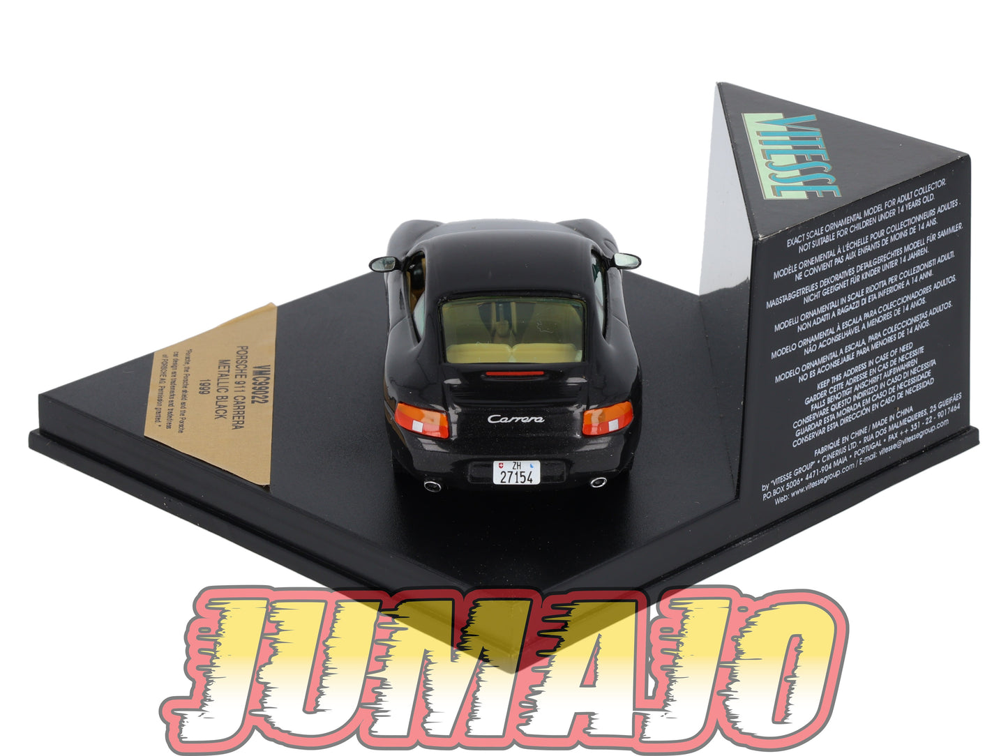 VIT22 Voiture 1/43 VITESSE : PORSCHE 911 Carrera 1999 VMC99022