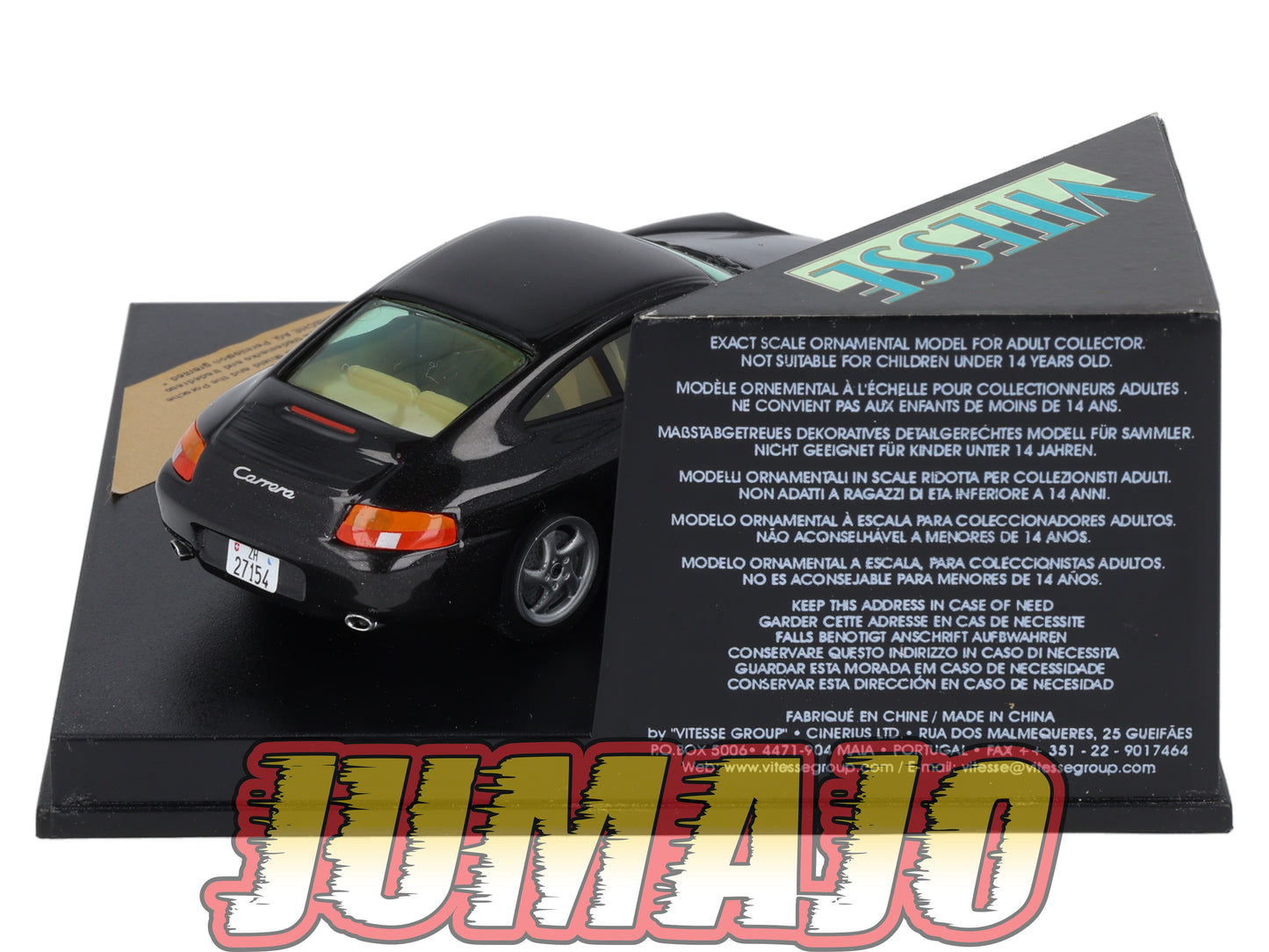 VIT22 Voiture 1/43 VITESSE : PORSCHE 911 Carrera 1999 VMC99022