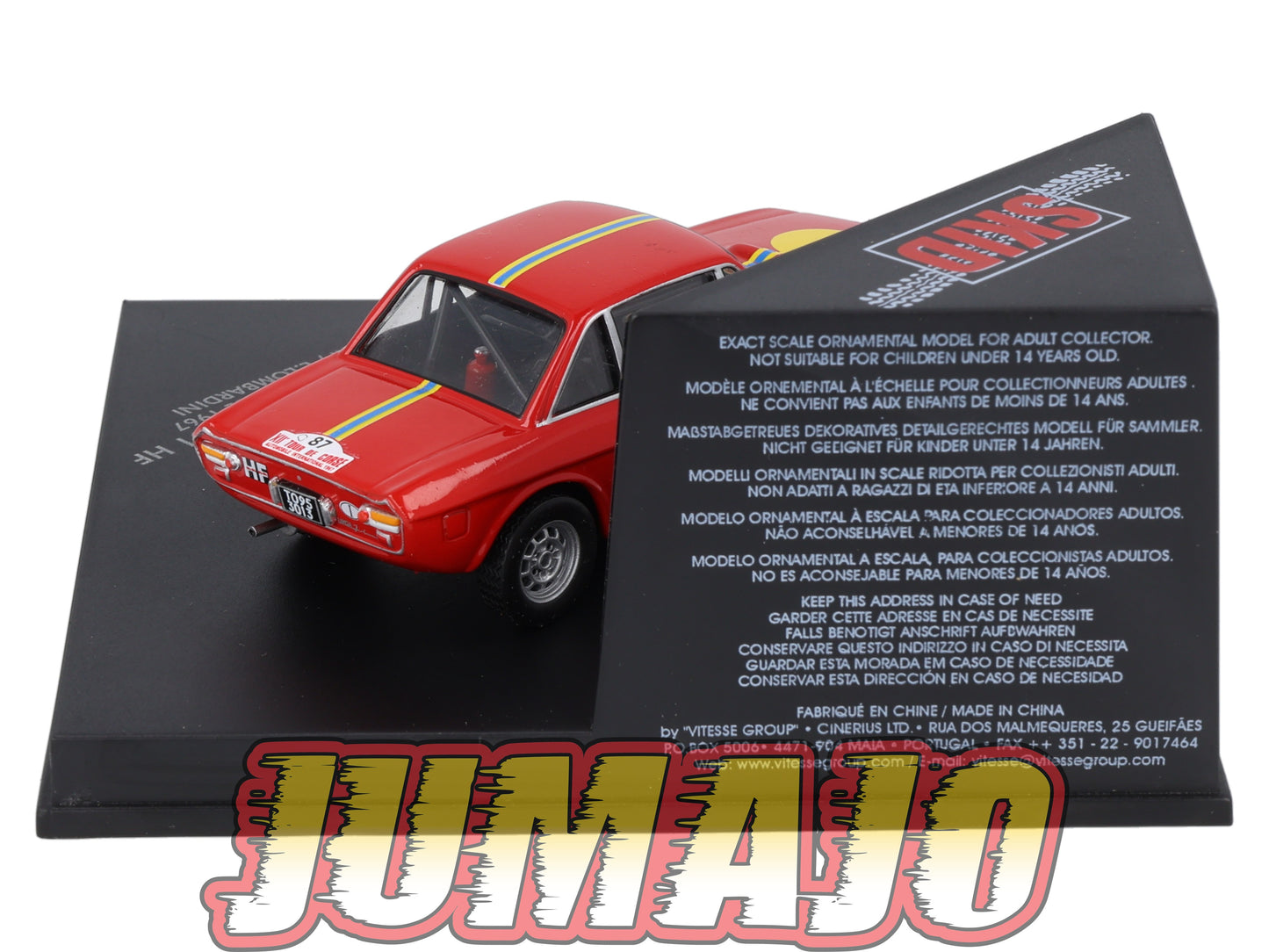 VIT32 Voiture 1/43 VITESSE : LANCIA Fulvia 1401 HF Winner SKC032 S.Munari