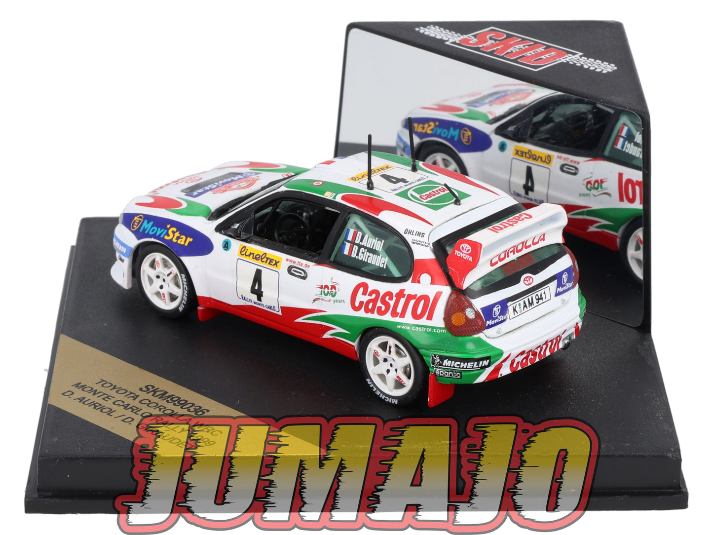 VIT36 Voiture 1/43 VITESSE : TOYOTA Corolla 1999 SKM99036 Monte Carlo