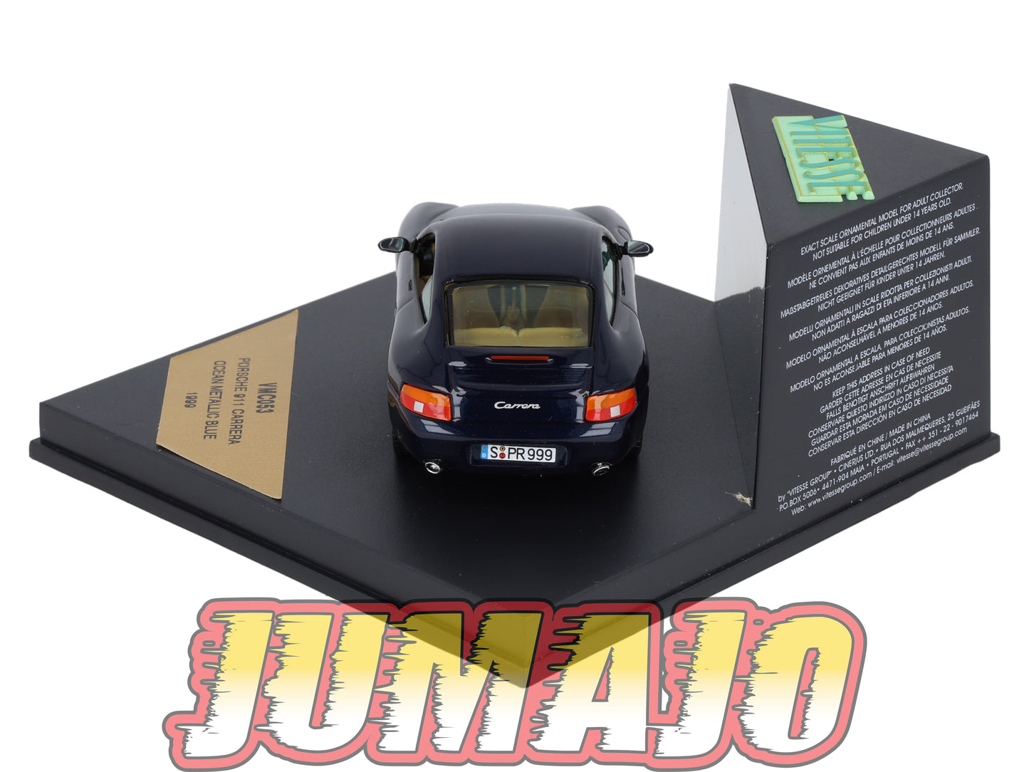 VIT53 Voiture 1/43 VITESSE : PORSCHE 911 Carrera 1999 VMC053