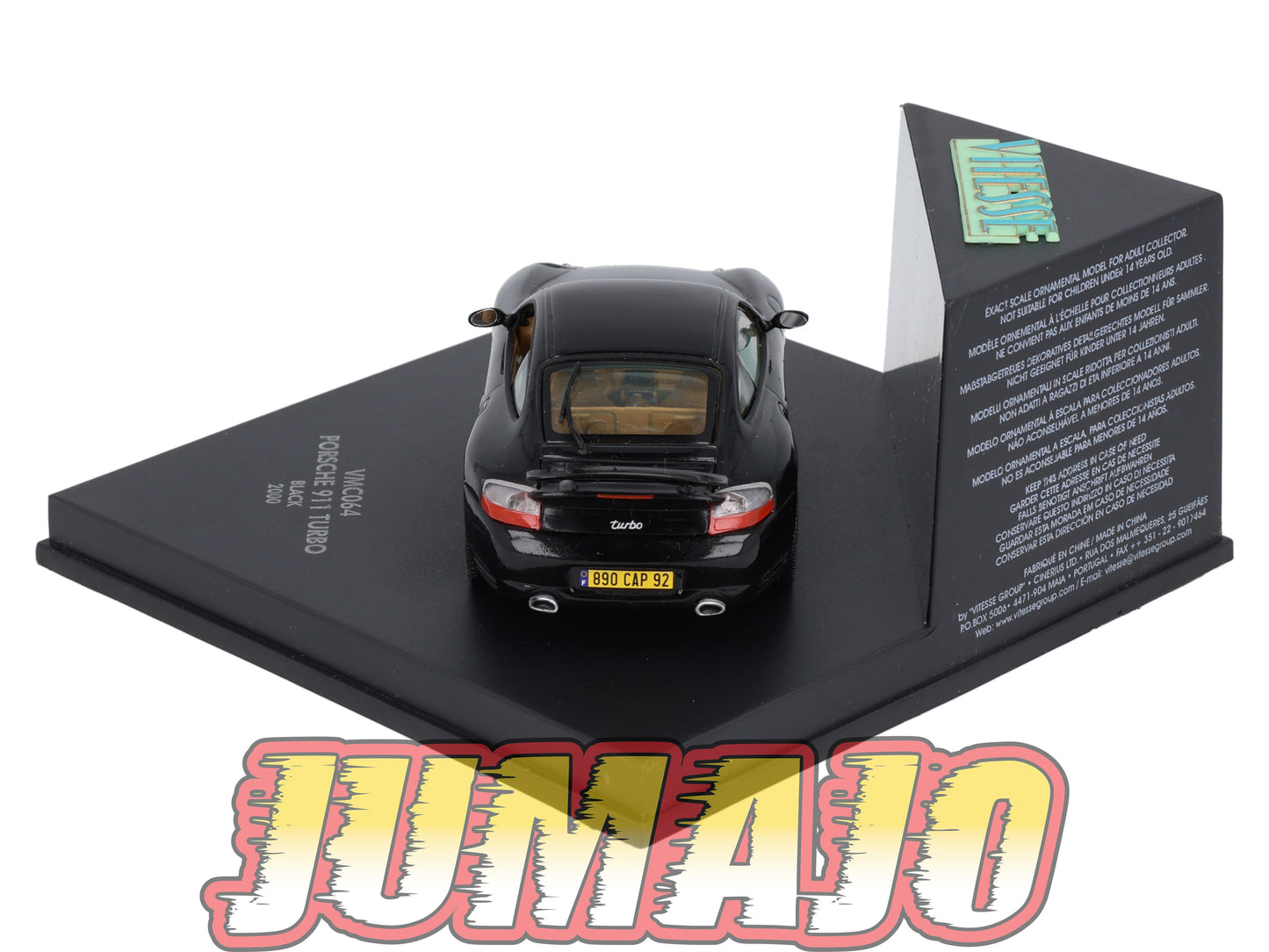 VIT64 Voiture 1/43 VITESSE : PORSCHE 911 Turbo 2000 VMC064