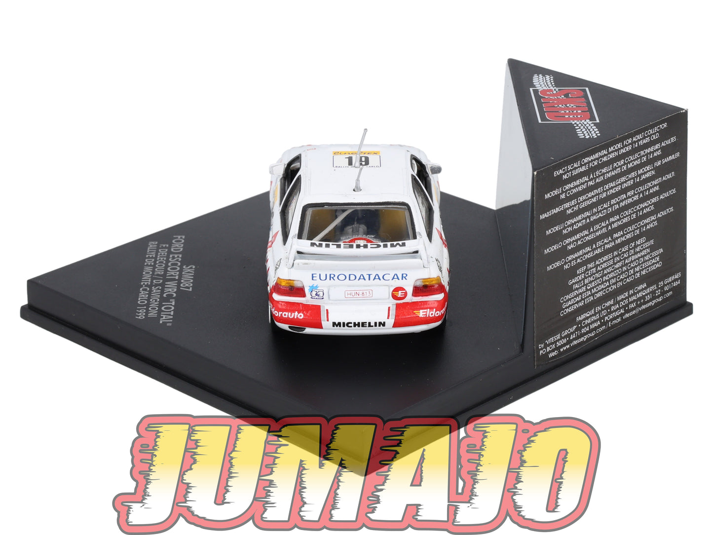 VIT87 Voiture 1/43 VITESSE : FORD Escort Total 1999 SKM087 F.Delecour