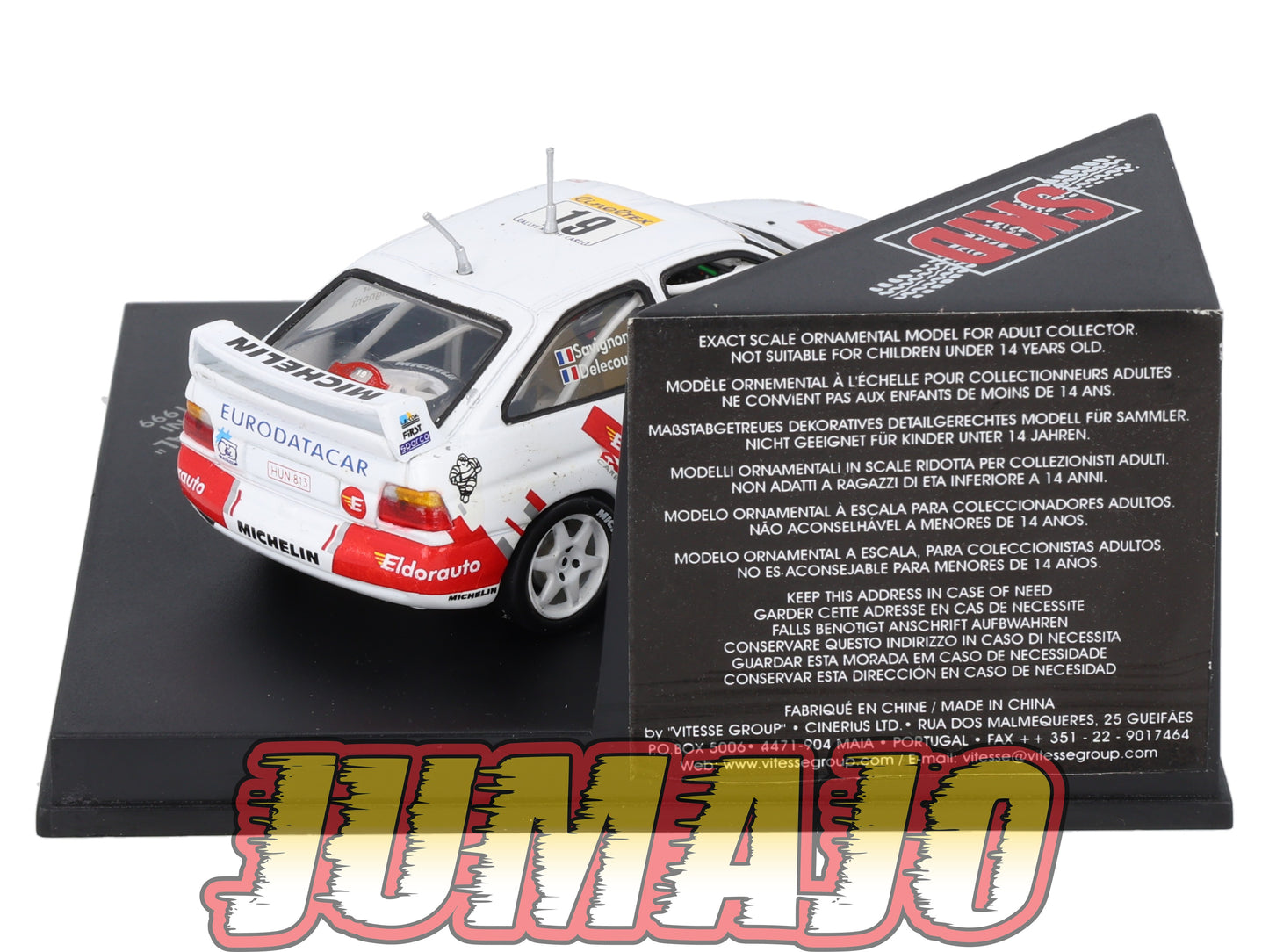 VIT87 Voiture 1/43 VITESSE : FORD Escort Total 1999 SKM087 F.Delecour