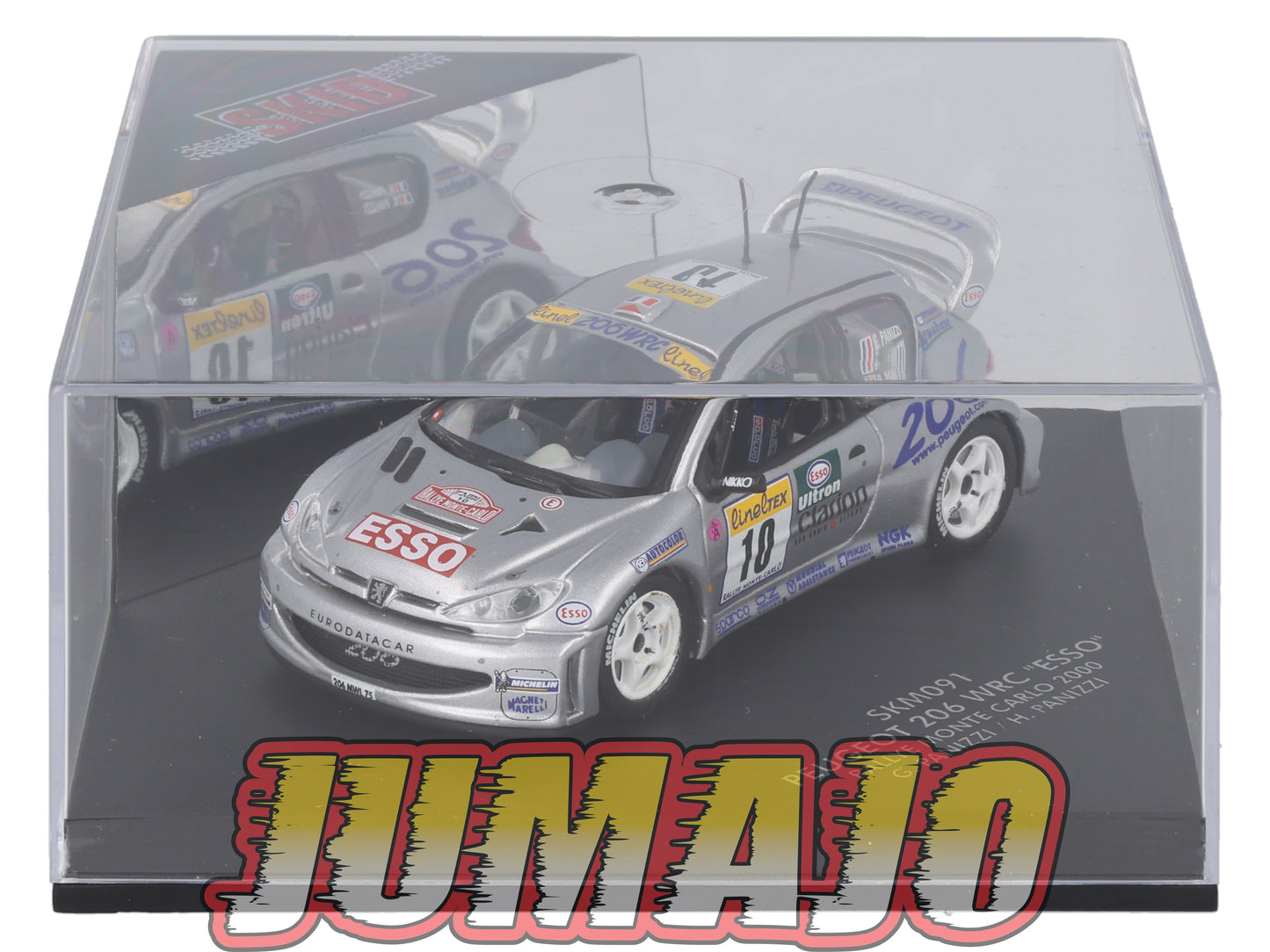 VIT91 Voiture 1/43 VITESSE : PEUGEOT 206 Esso Monte Carlo SKM091 2000 G.Panizzi