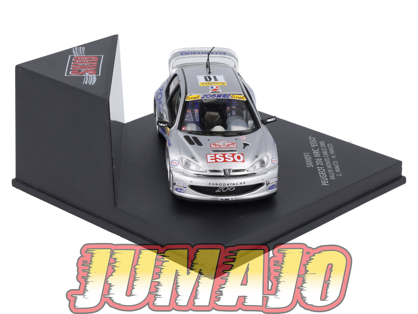 VIT91 Voiture 1/43 VITESSE : PEUGEOT 206 Esso Monte Carlo SKM091 2000 G.Panizzi