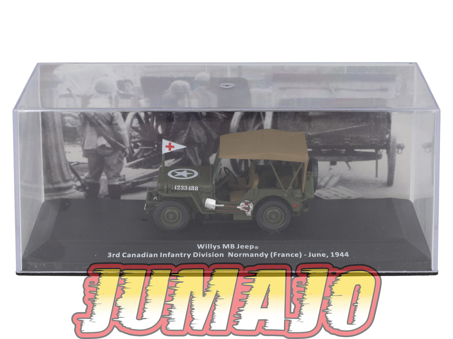 VM17 Voiture 1/43 IXO Altaya Militaire WILLYS MB Jeep France 1944