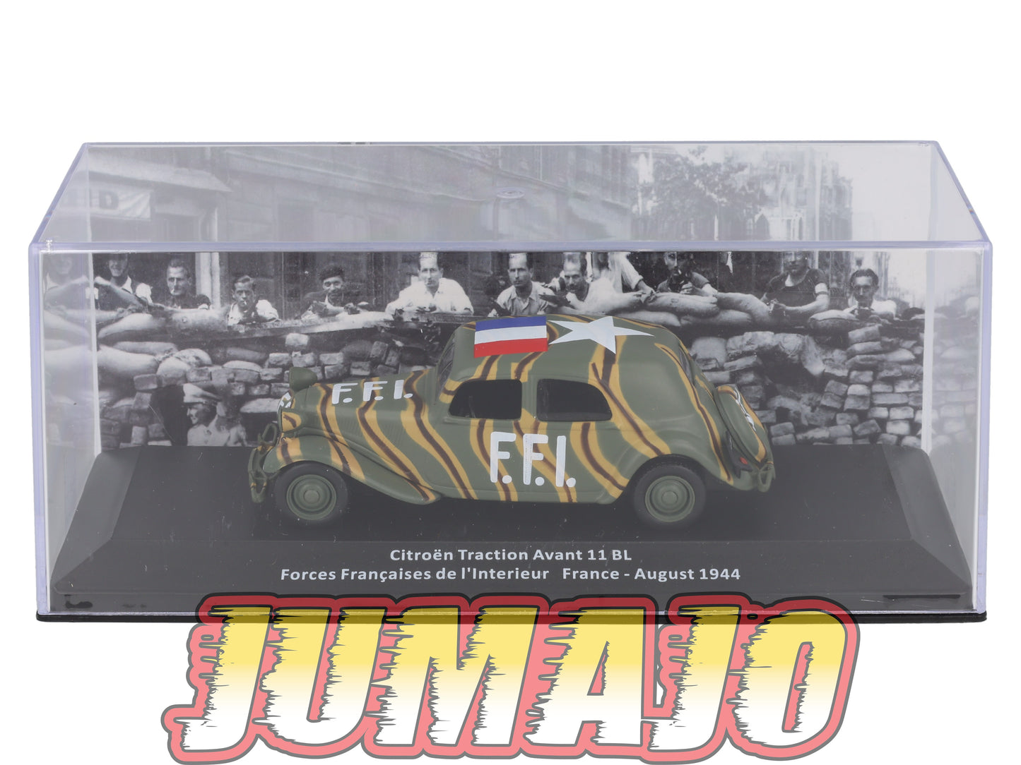 VM1 Voitures Militaires 1/43 ALTAYA WW2 : CITROËN TRACTION Avant 11 BL F.F.I. 1944
