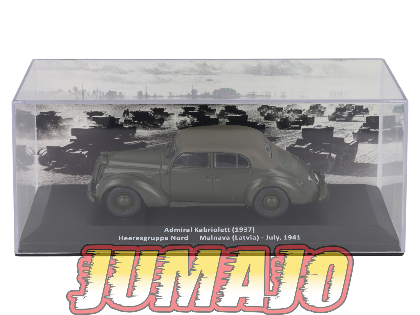 VM85 Voiture 1/43 IXO Altaya Militaires Admiral Kabriolett 1937 Lettonie 1941