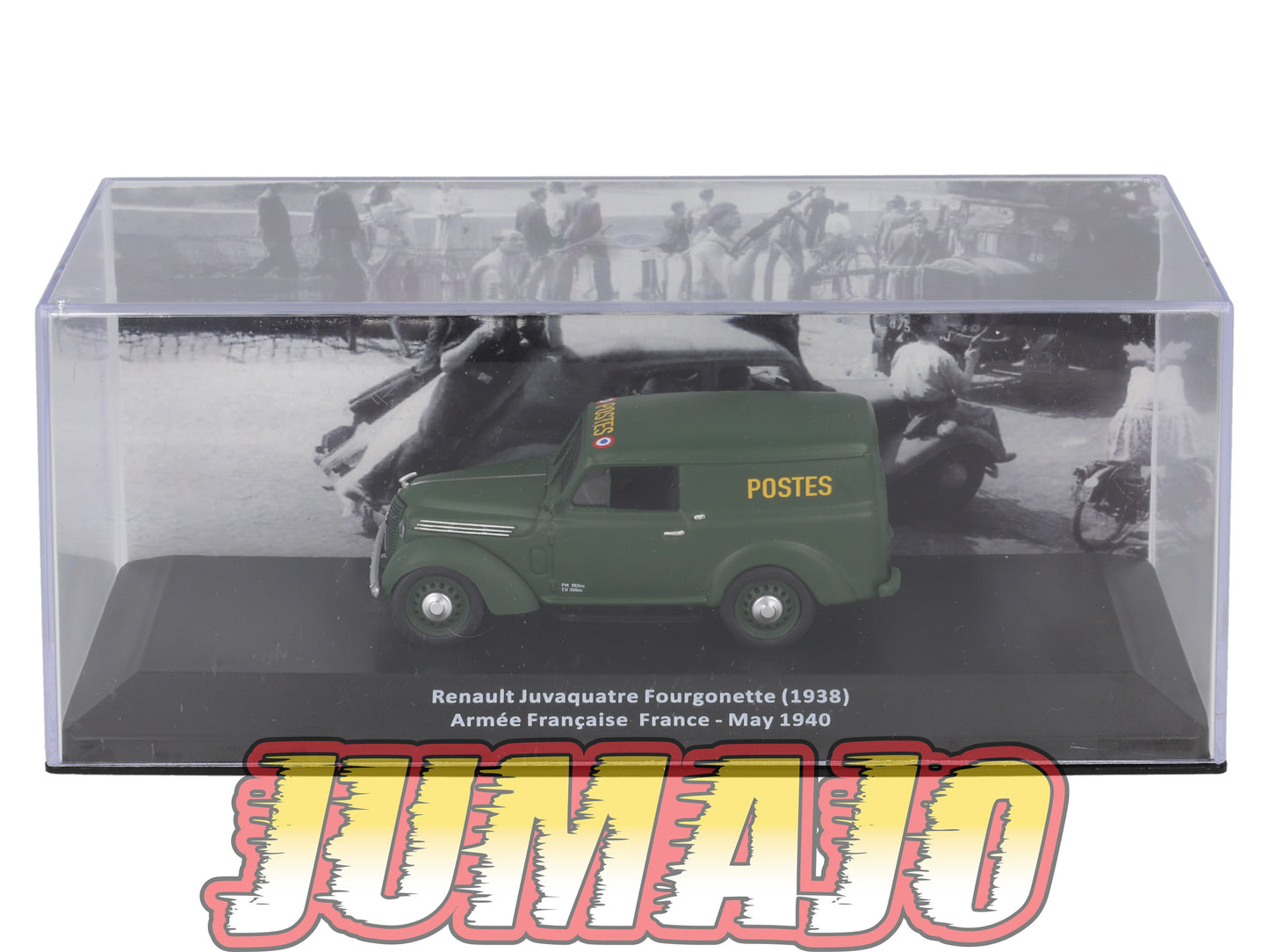 VM9 Voiture 1/43 IXO Altaya Militaire RENAULT Juvaquatre Fourgonette France 1940