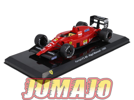 VQFF18 Voiture 1/24 Altaya Formule 1 FERRARI F1-89 1989 #27 N.Mansell