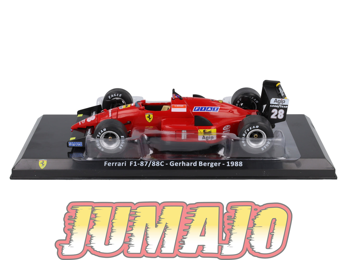 VQFF28 Voiture 1/24 Altaya Formule 1 FERRARI F1-87/88C 1988 #28 G.Berger
