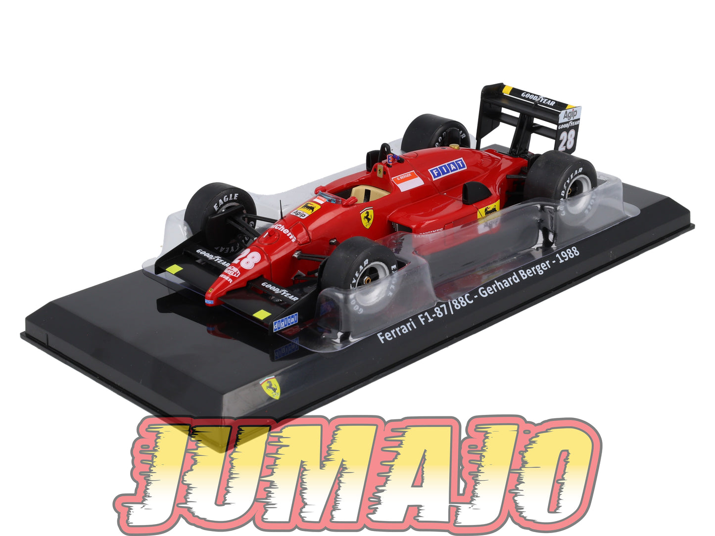 VQFF28 Voiture 1/24 Altaya Formule 1 FERRARI F1-87/88C 1988 #28 G.Berger