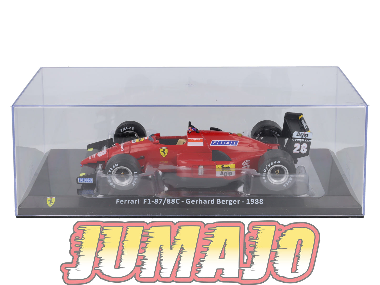 VQFF28 Voiture 1/24 Altaya Formule 1 FERRARI F1-87/88C 1988 #28 G.Berger