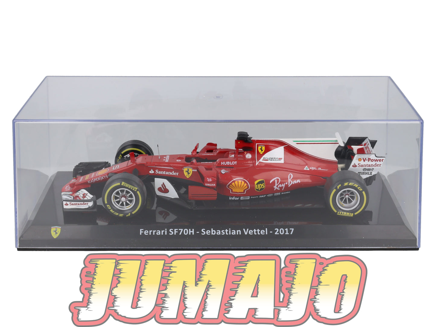 VQFF55 Voiture 1/24 Altaya Formule 1 FERRARI SF70H 2017 #5 S Vettel