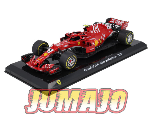 VQFF5 Voiture 1/24 Altaya Formule 1 FERRARI SF71H 2018 #7 K.Raikkonen