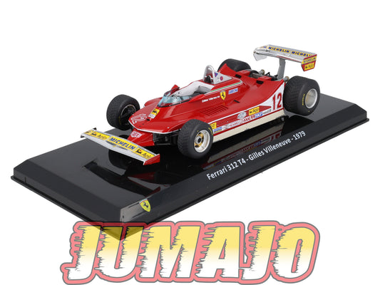VQFF6 Voiture 1/24 Altaya Formule 1 FERRARI 312 T4 1979 #12 G.Villeneuve