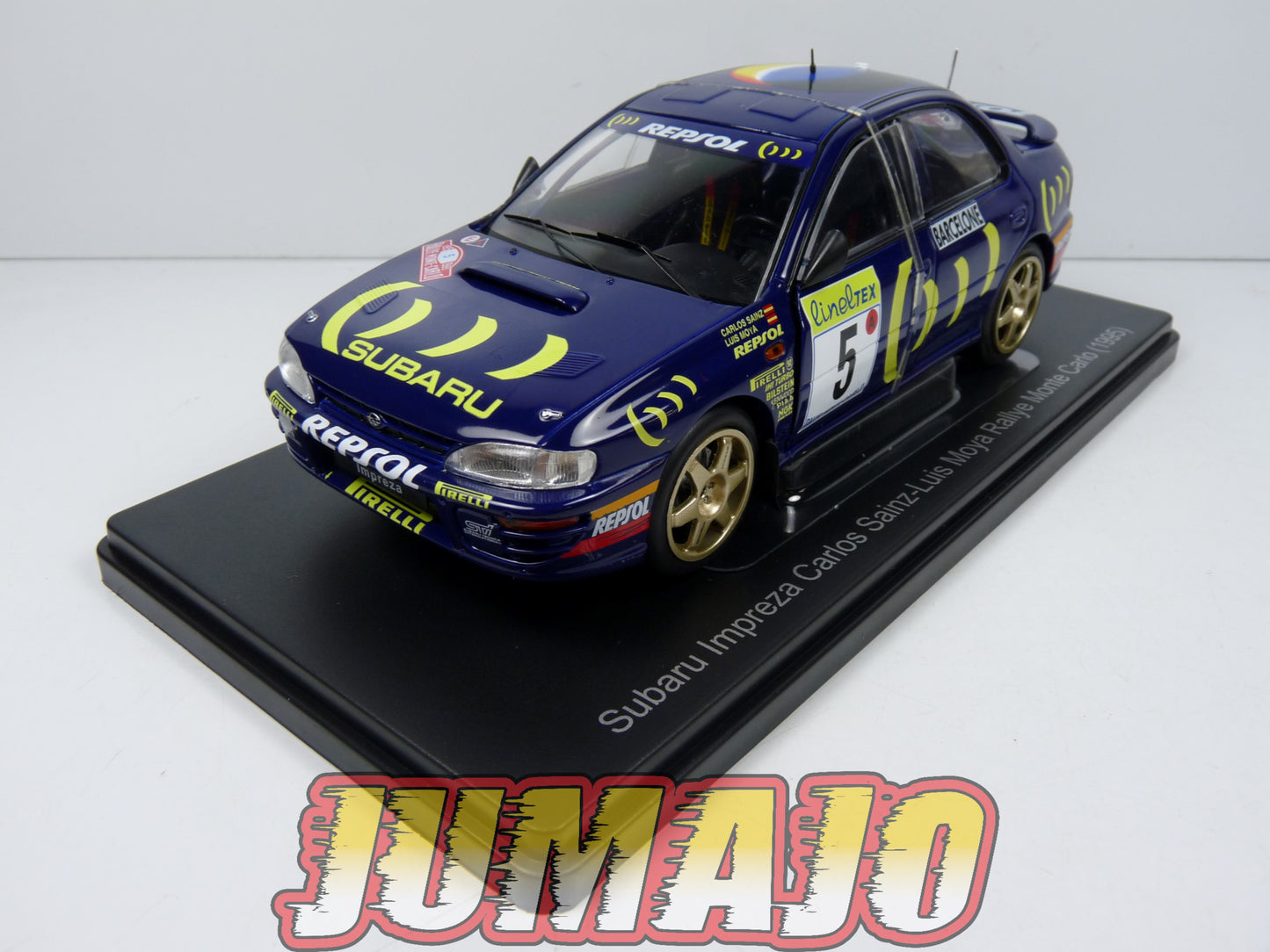VQJ182 Voiture 1/24 Hachette Japon SUBARU Impreza Carlos Rallye Monte Carlo 1995 #5