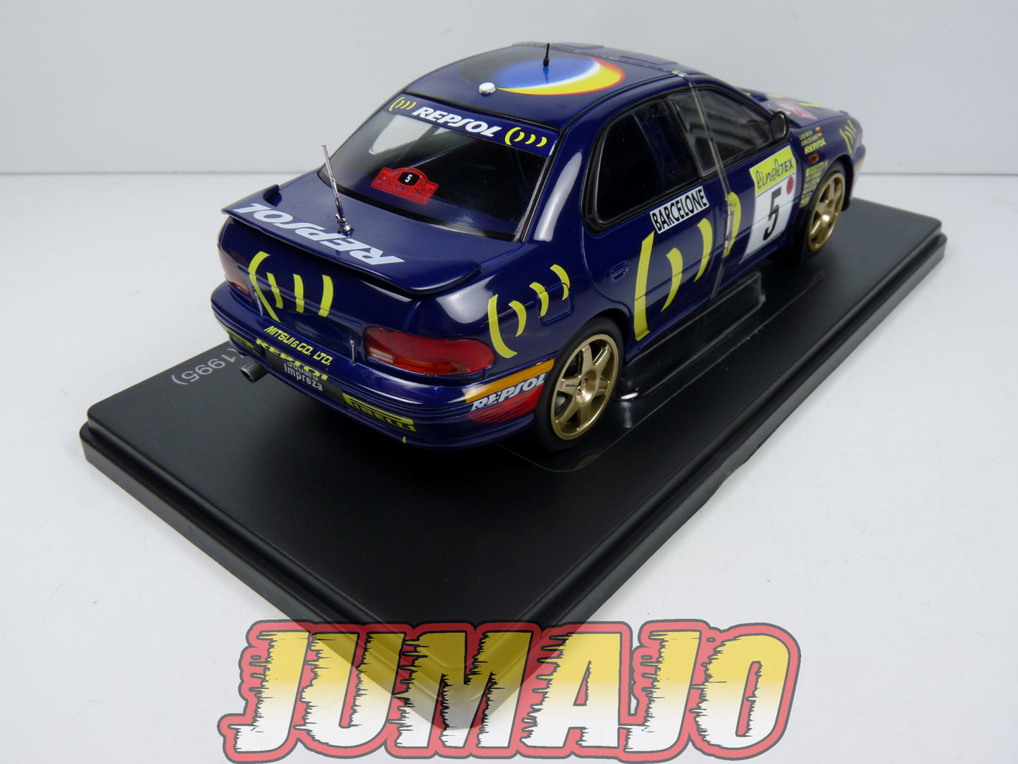 VQJ182 Voiture 1/24 Hachette Japon SUBARU Impreza Carlos Rallye Monte Carlo 1995 #5