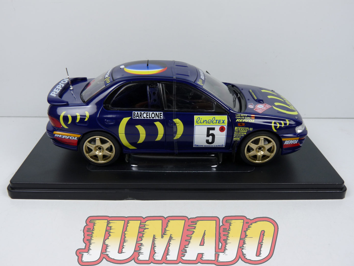 VQJ182 Voiture 1/24 Hachette Japon SUBARU Impreza Carlos Rallye Monte Carlo 1995 #5
