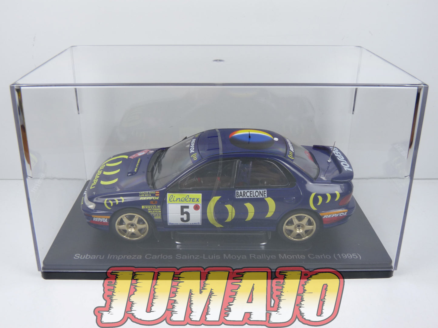 VQJ182 Voiture 1/24 Hachette Japon SUBARU Impreza Carlos Rallye Monte Carlo 1995 #5
