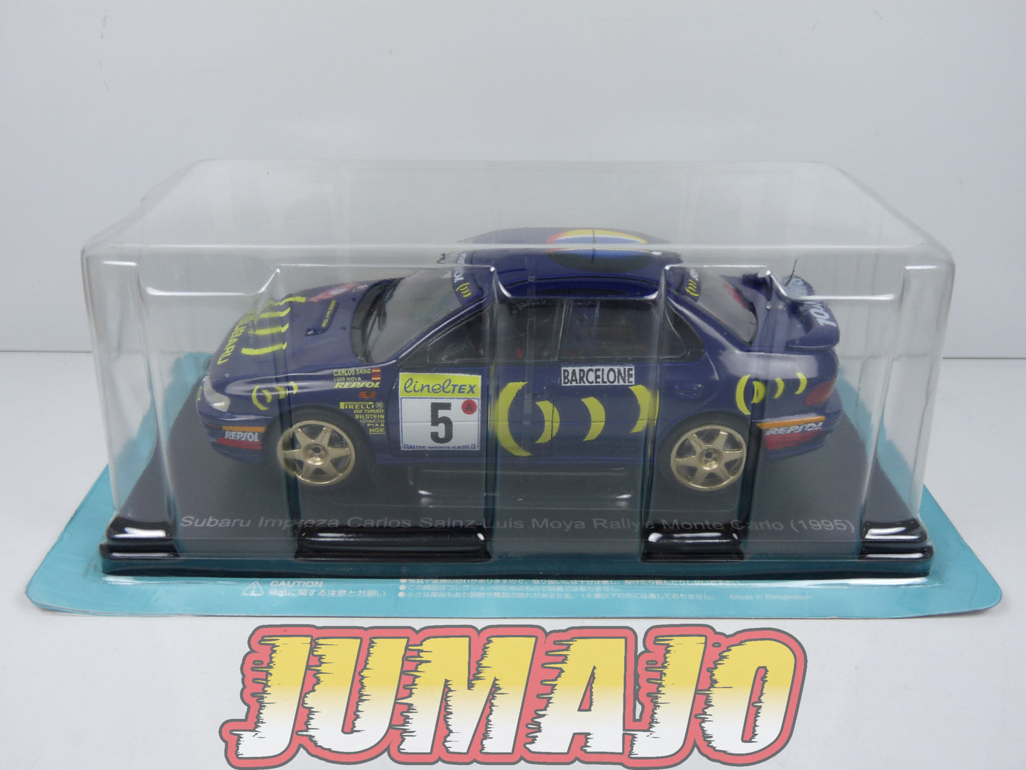 VQJ182 Voiture 1/24 Hachette Japon SUBARU Impreza Carlos Rallye Monte Carlo 1995 #5