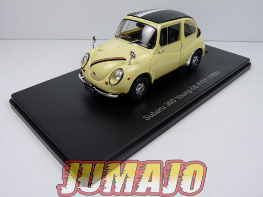 VQJ185 Voiture 1/24 Hachette Japon : SUBARU 360 Young-SS K111 1968