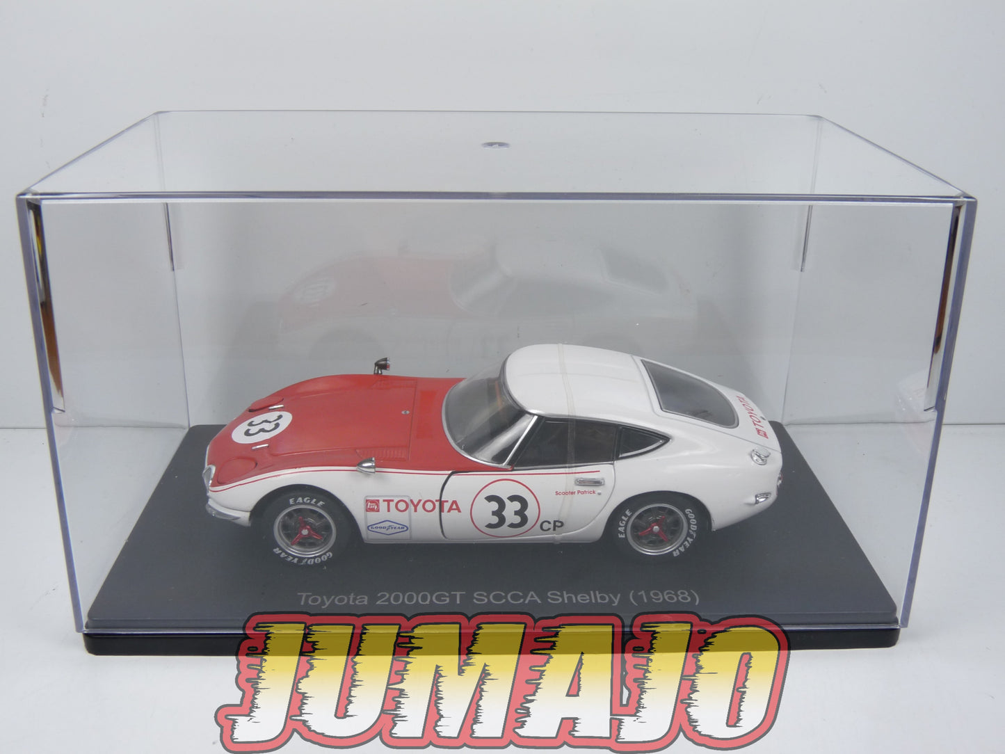 VQJ187 Voiture 1/24 Hachette Japon : TOYOTA 2000GT SCCA Shelby #33 1968