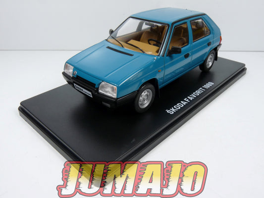 VQR26 Voiture 1/24 Hachette Roumanie : SKODA Favorit 135L 1989