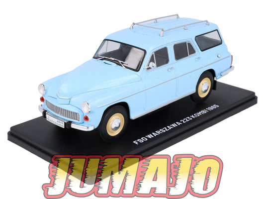 VQR44 Voiture 1/24 Hachette Roumanie : FSO WARSZAWA 223 Kombi 1965